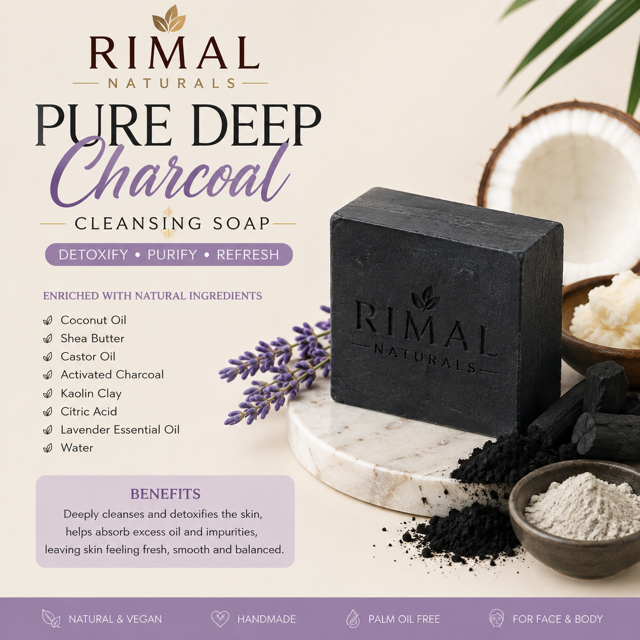 Botanical Detox Bar – Charcoal Soap