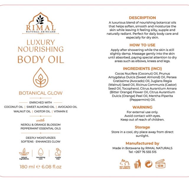 Luxury Nourishing Body Oil